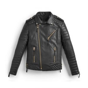 Giacca in pelle nera da uomo, nuova moda, firmata
