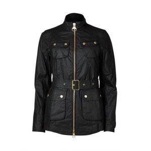 Cappotto invernale nero da donna