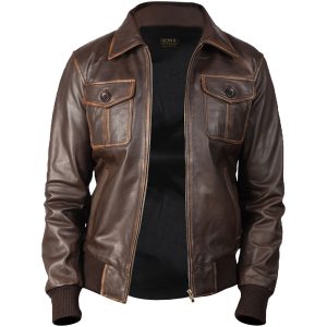 Giacca in pelle Luis Bomber