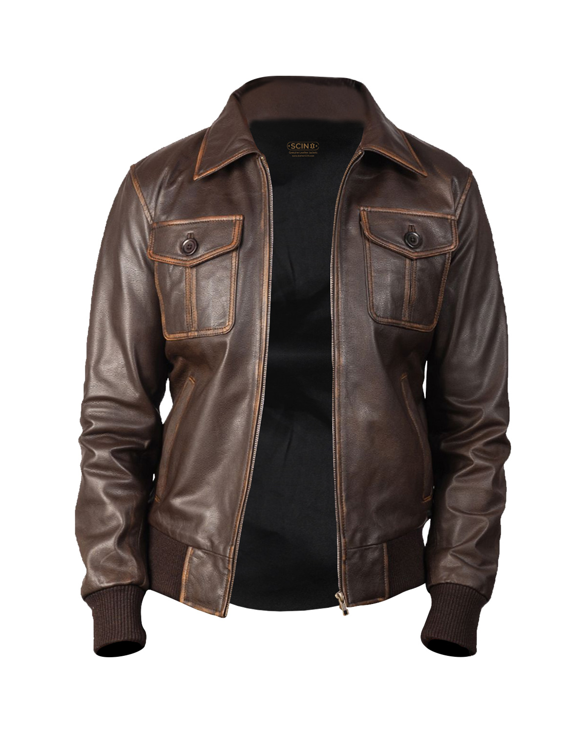 Giacca in pelle Luis Bomber