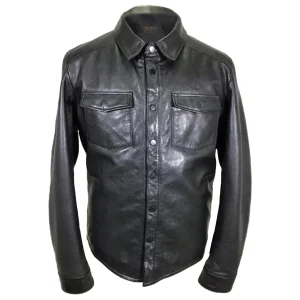 Giacca in pelle da uomo