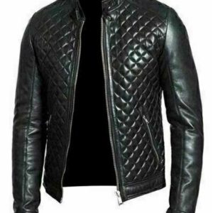 Giacca in pelle Lucca Cafe Racer