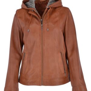 Giacca in pelle da motociclista Alice