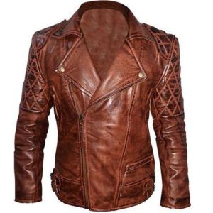 Giacca in pelle da motociclista Greta