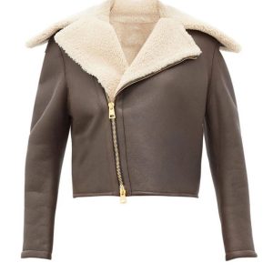 Giacca in pelle da motociclista Lana