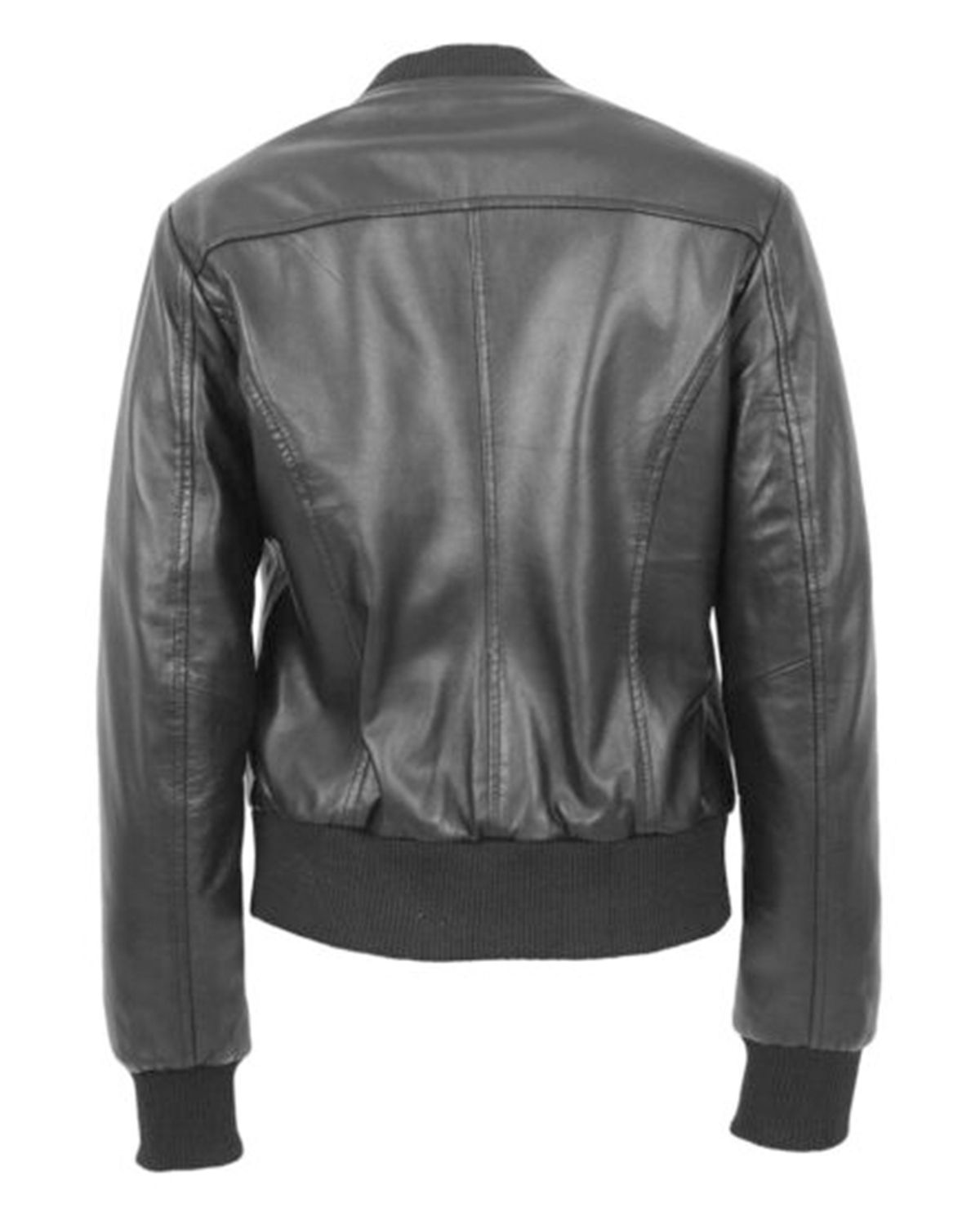 Giacca bomber in pelle scarlatta