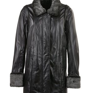 Cappotto in pelle Flora