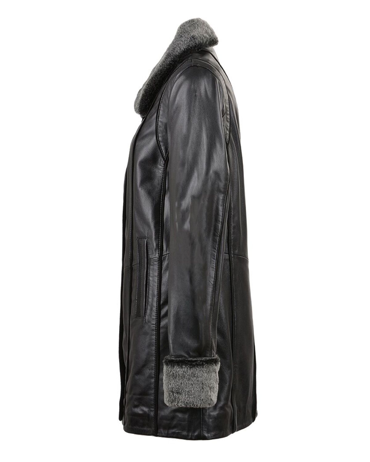 Cappotto in pelle Flora
