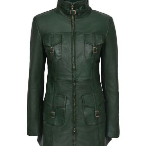 Cappotto in pelle gotica Shay