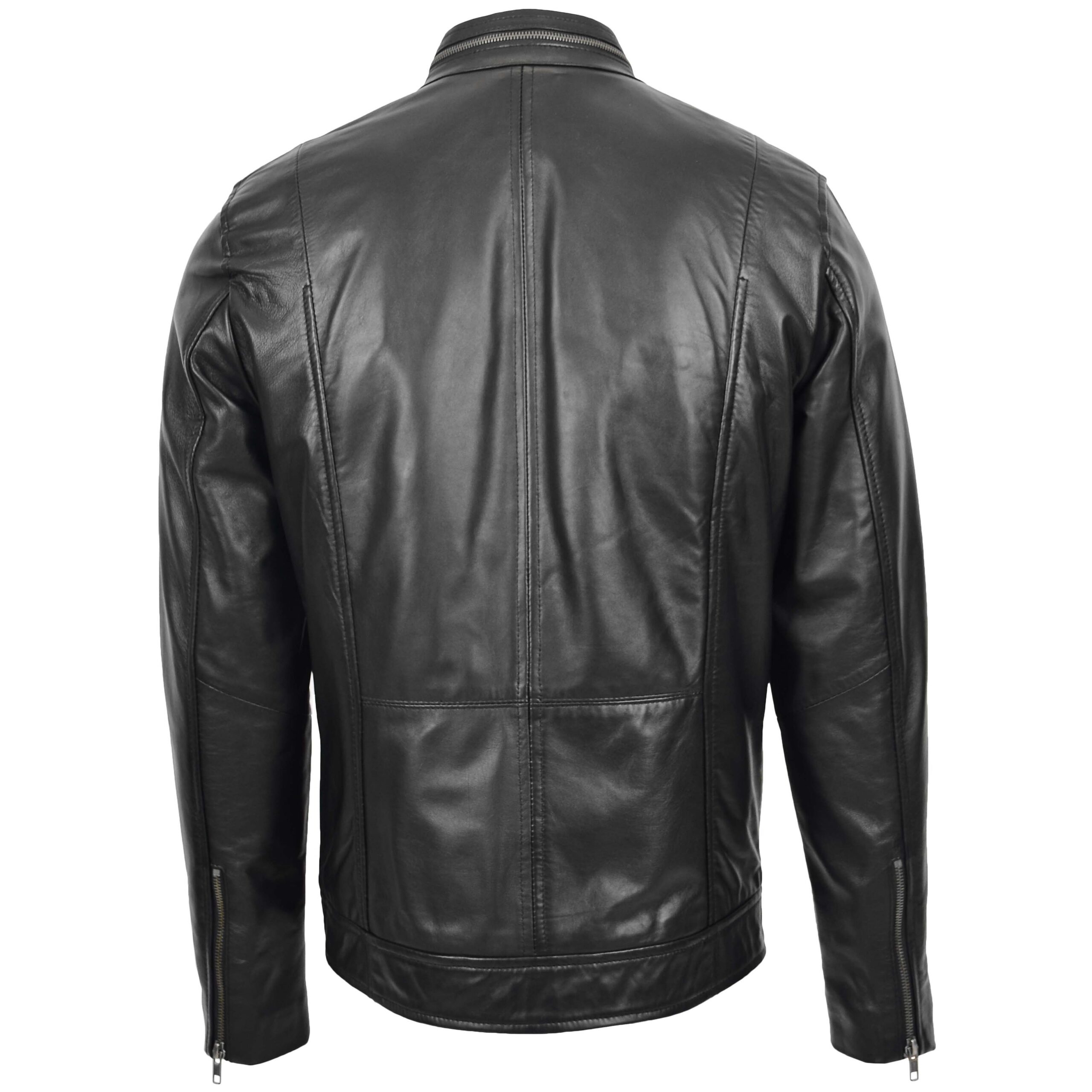 BUNERI Biker Casual Jaime Cuir Noir – Image 2