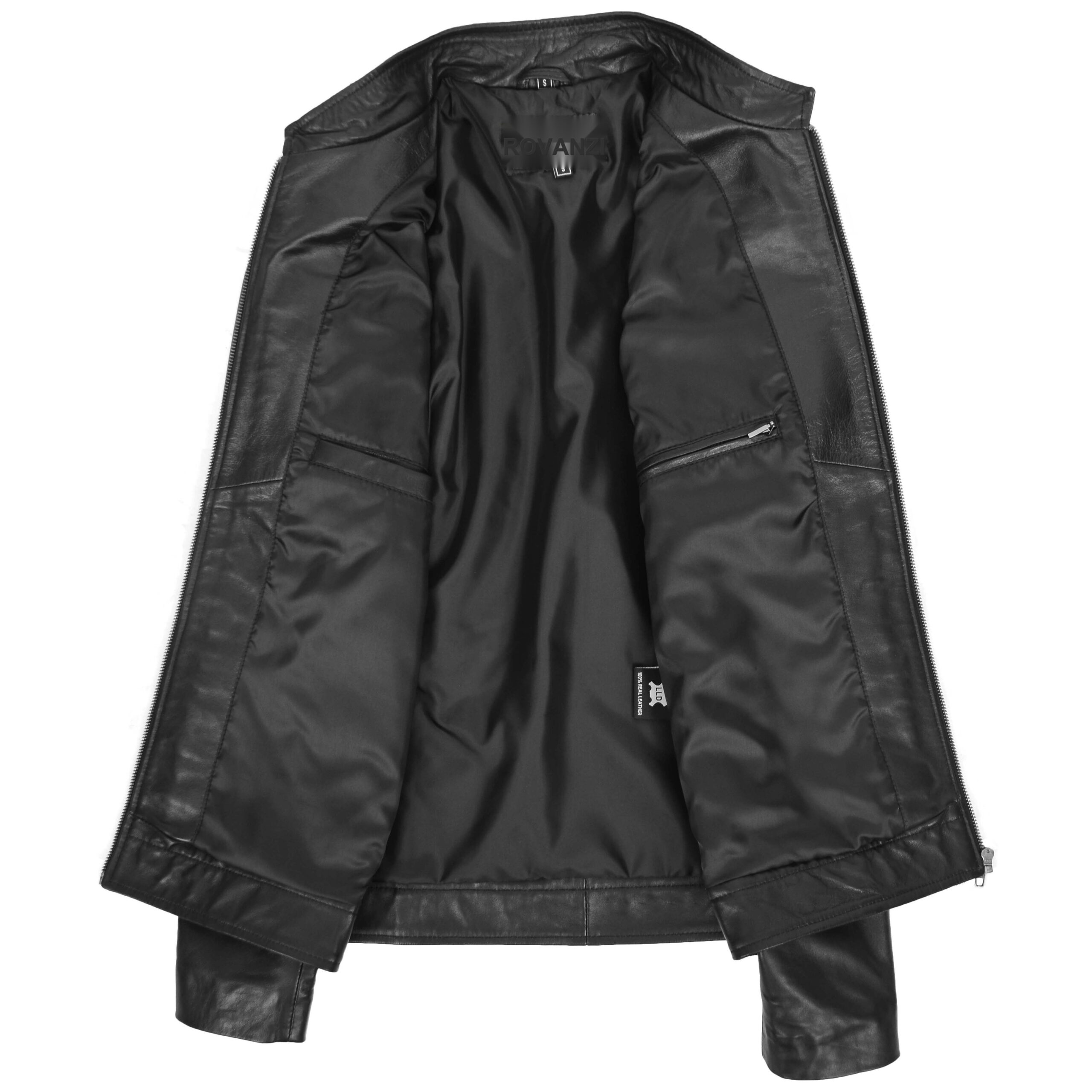 BUNERI Biker Casual Jaime Cuir Noir – Image 6