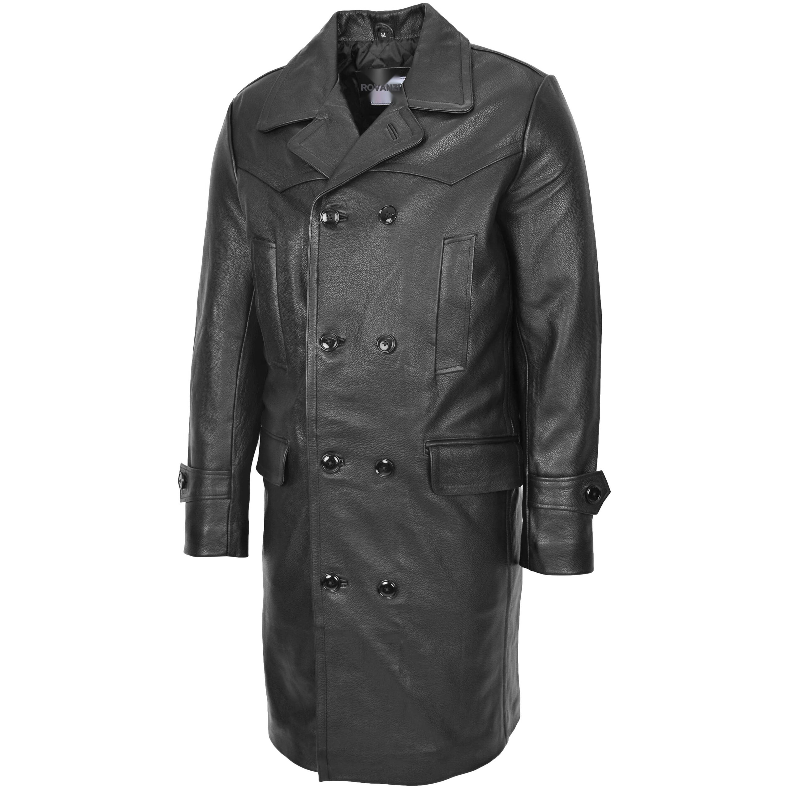BUNERI Cuir Submarine Noir 3/4 Homme – Image 3