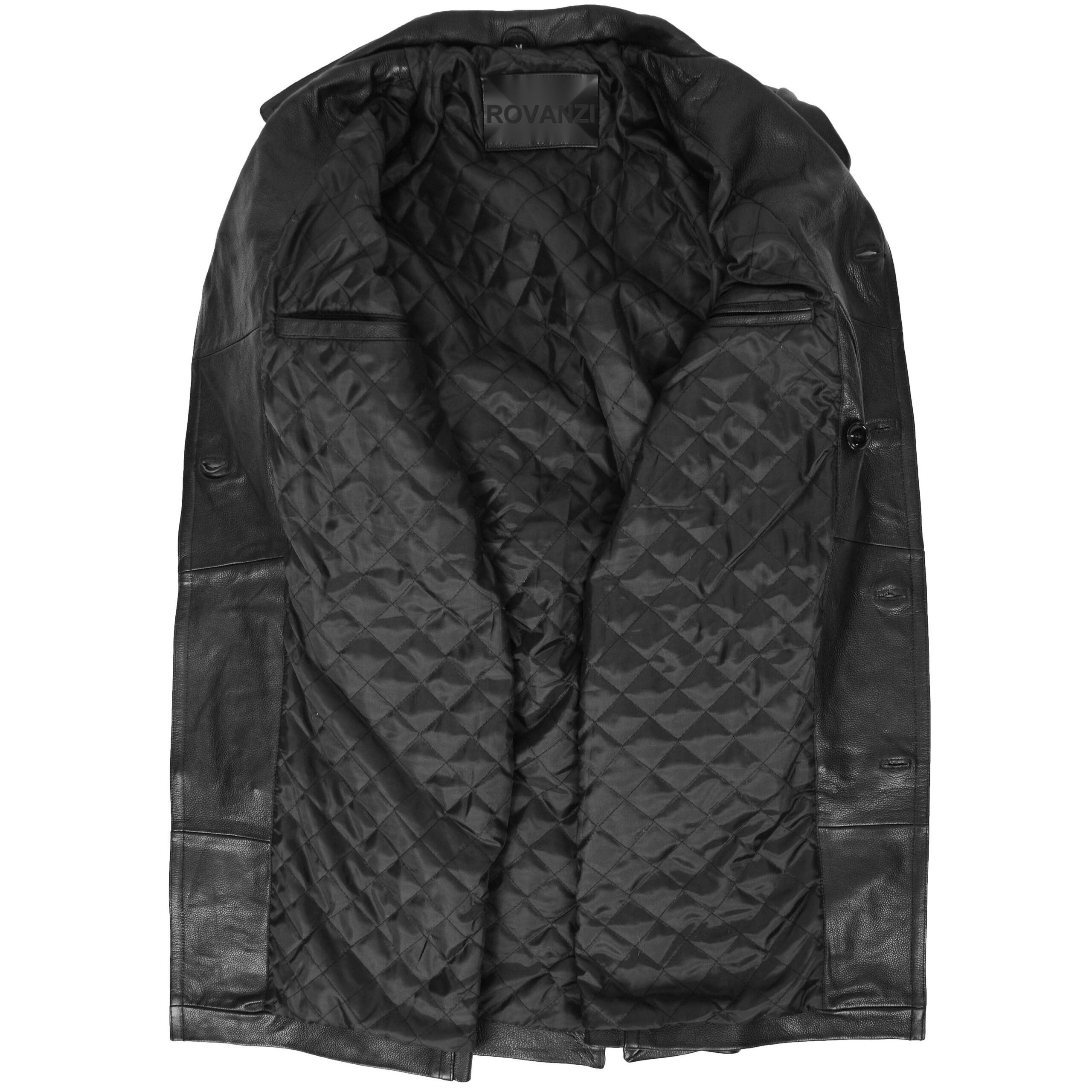 BUNERI Cuir Submarine Noir 3/4 Homme – Image 5