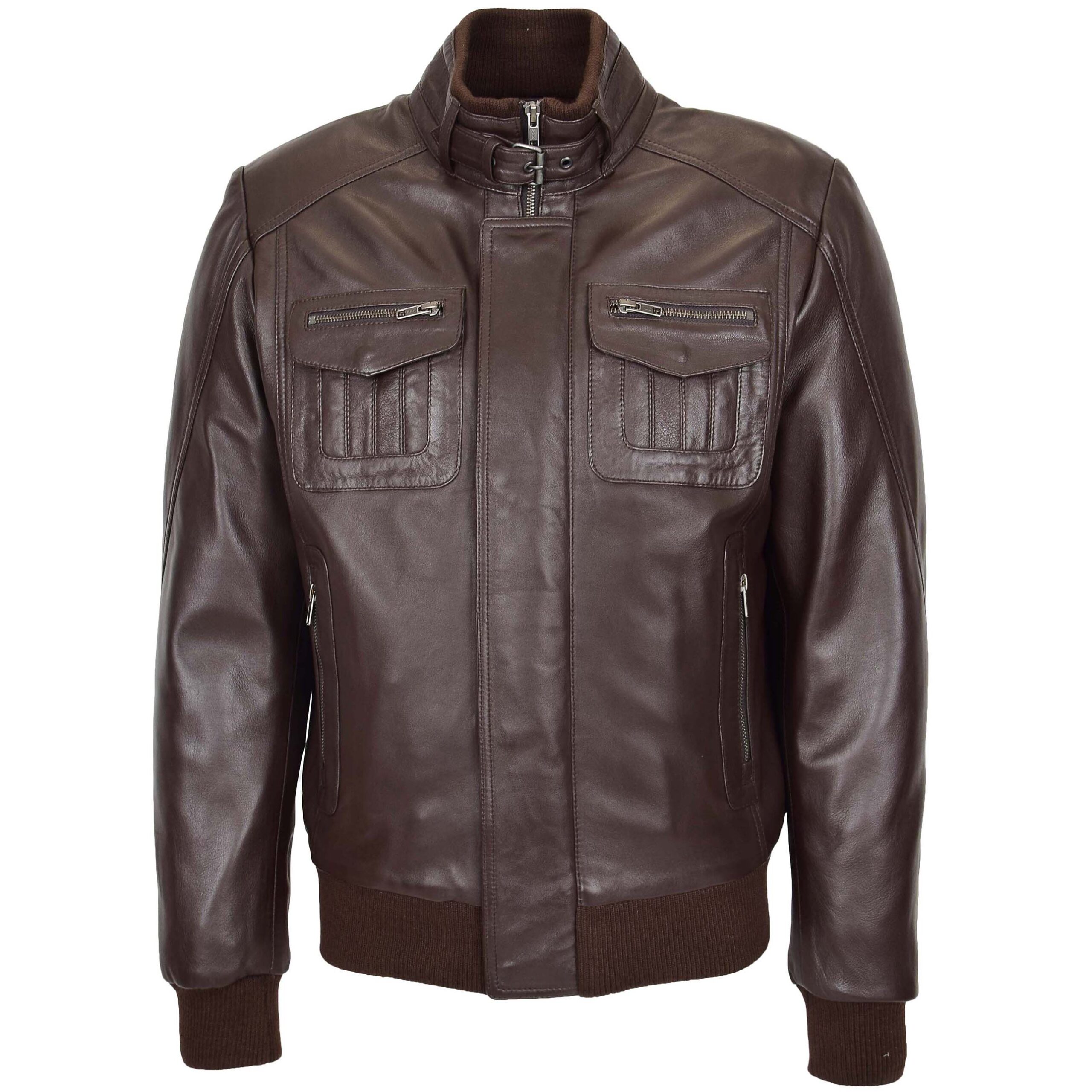 BUNERI Aviateur Cuir Tom Marron – Image 3