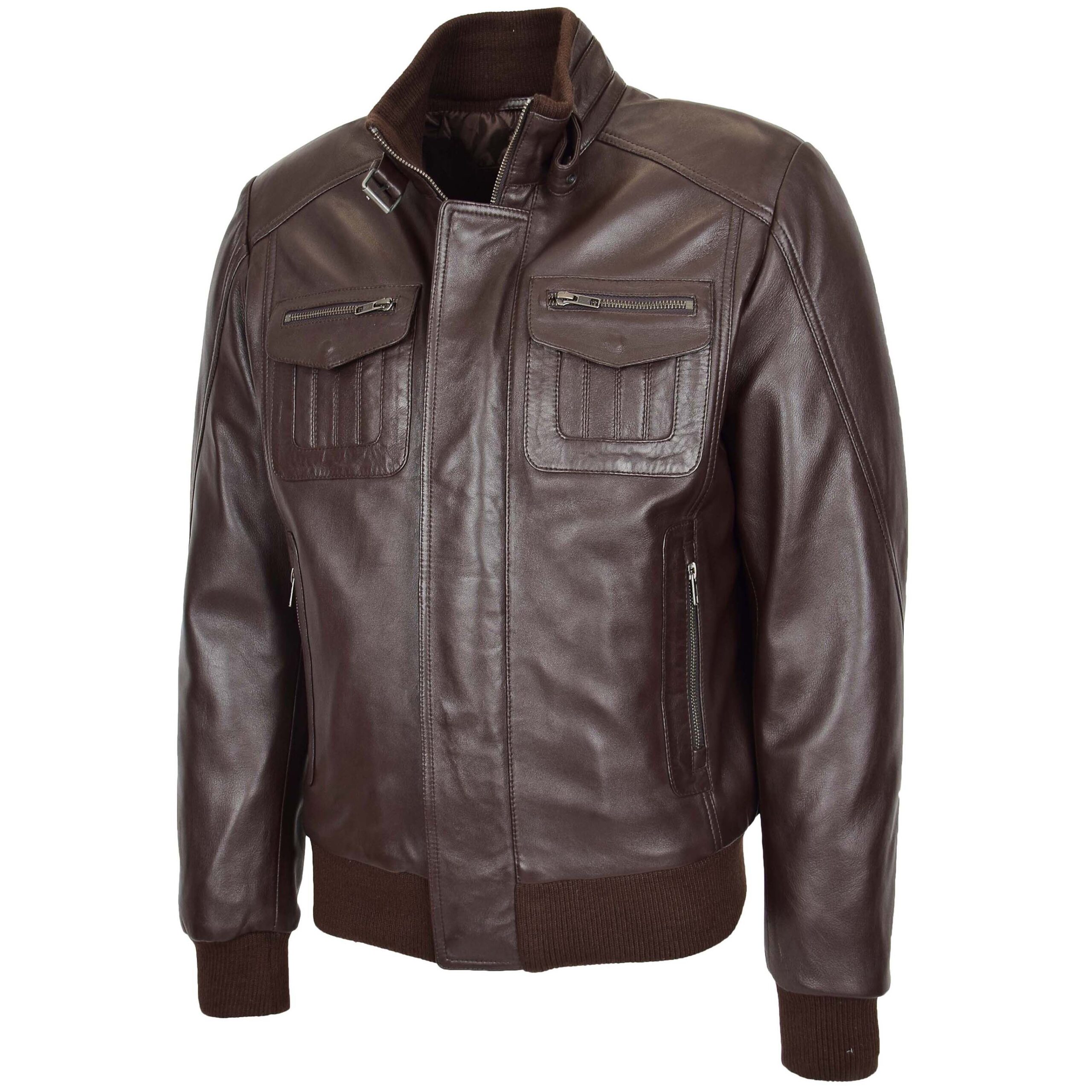 BUNERI Aviateur Cuir Tom Marron – Image 4