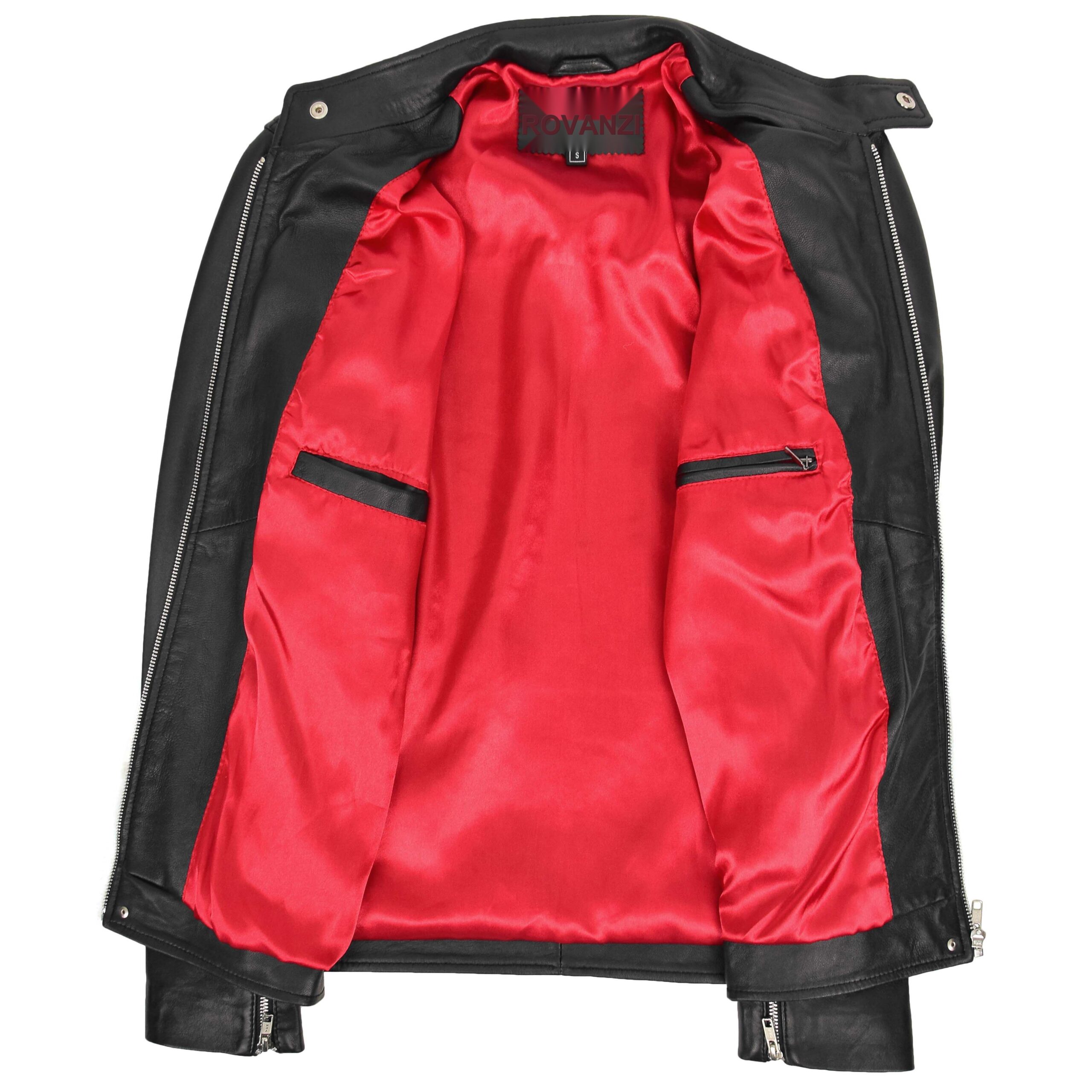 BUNERI Biker Cafe Racer Cuir Gerard Noire Casual – Image 6