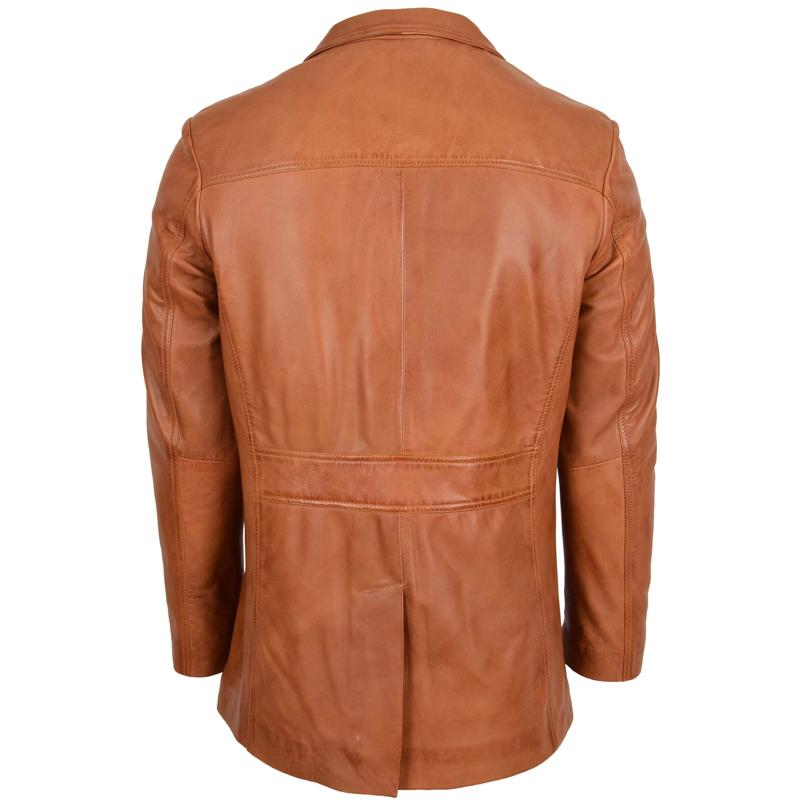 BUNERI Cuir Thrill Tan Caban Classique – Image 2
