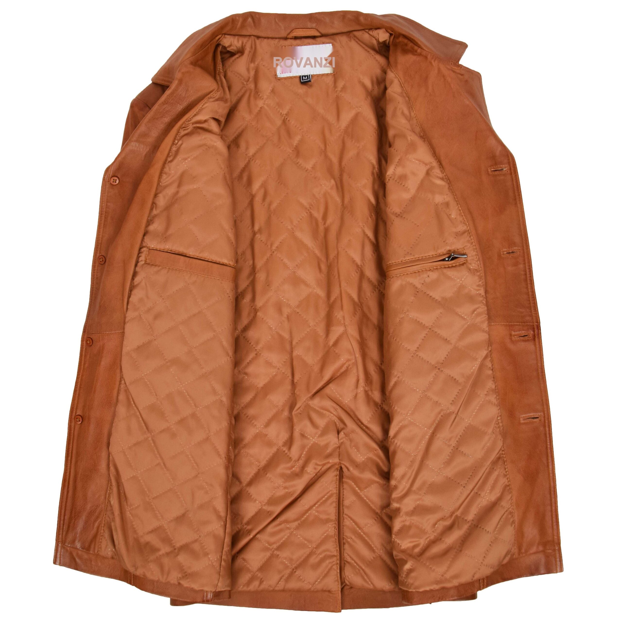 BUNERI Cuir Thrill Tan Caban Classique – Image 6