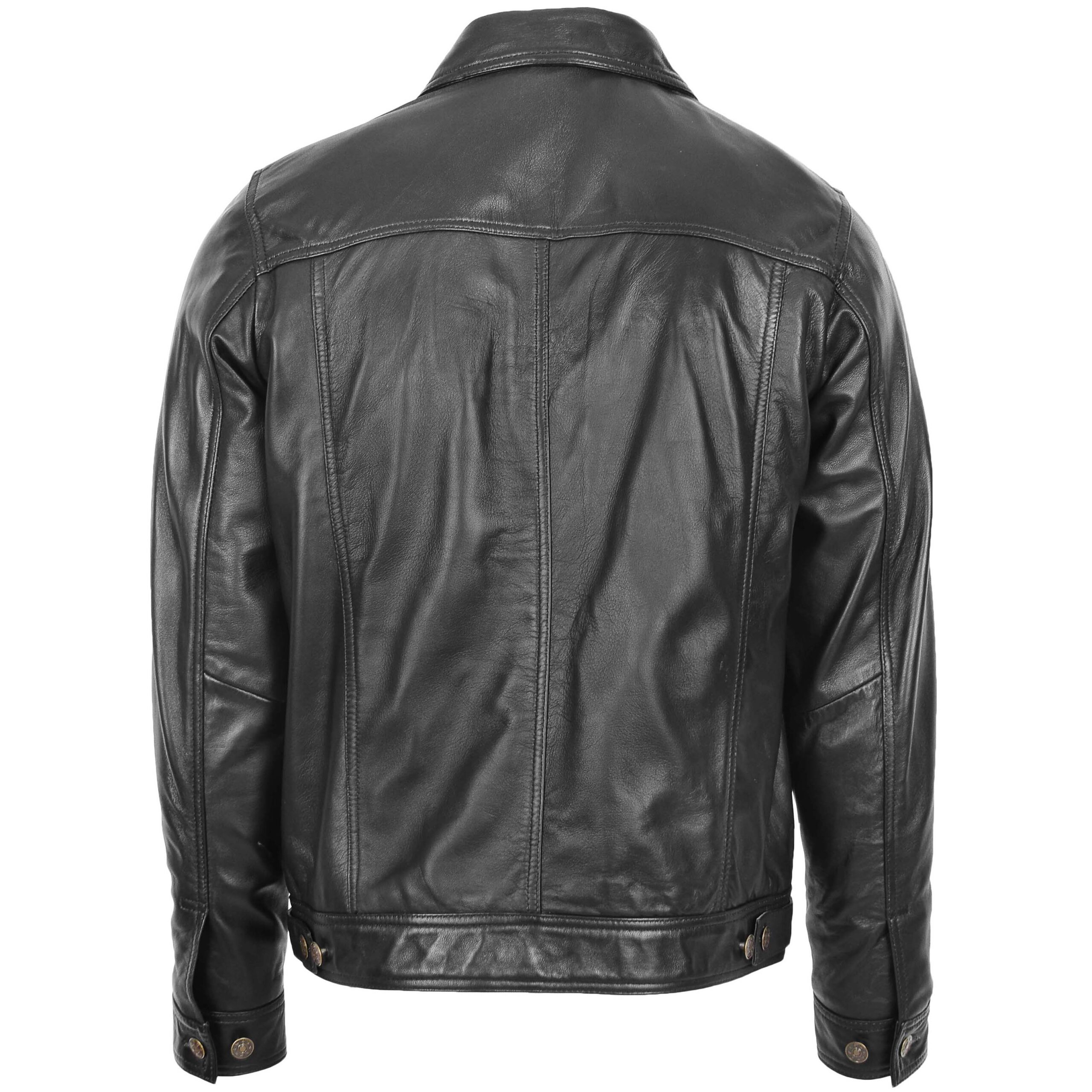 BUNERI Cuir Terry Noir Style Lee Rider Casual – Image 2