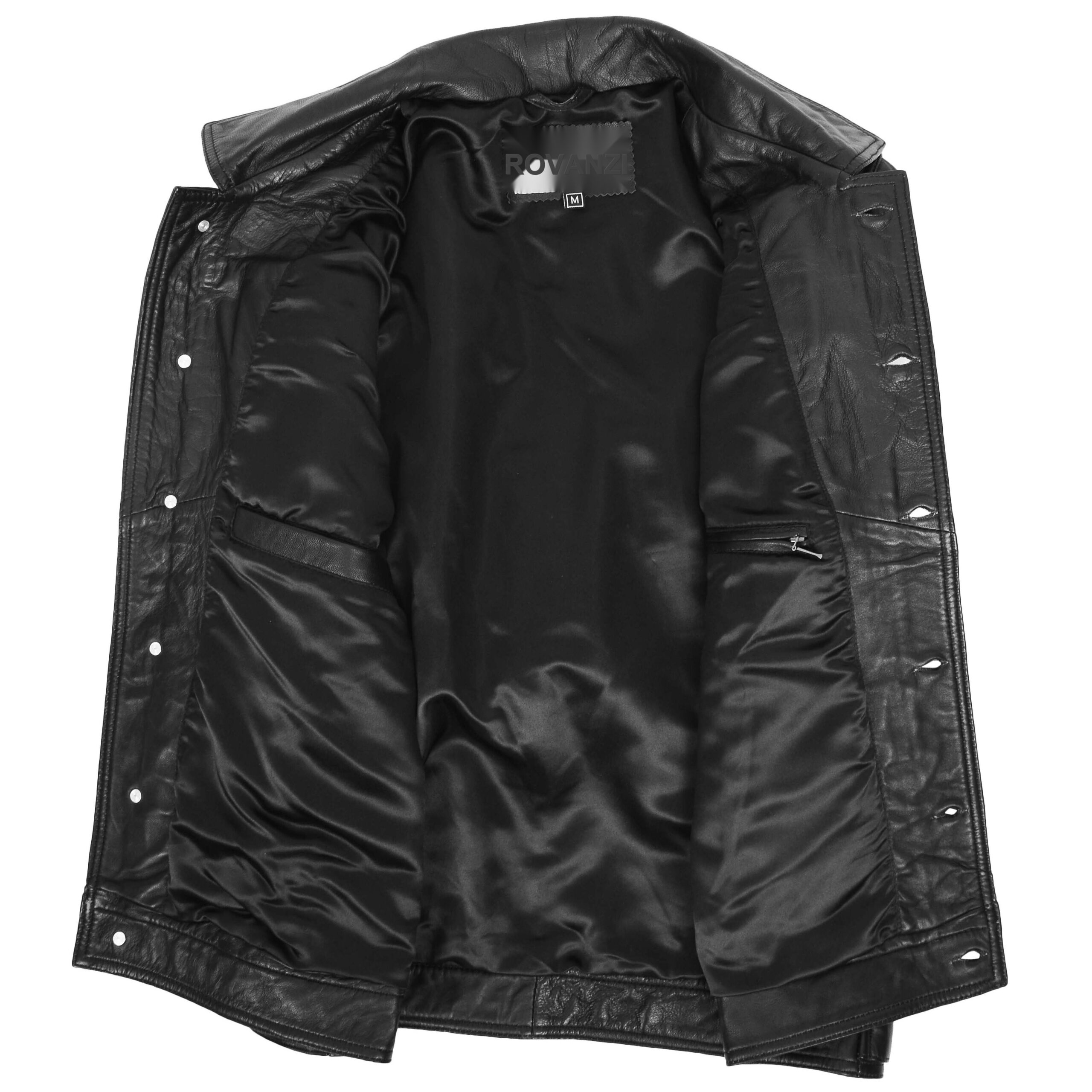 BUNERI Cuir Terry Noir Style Lee Rider Casual – Image 6