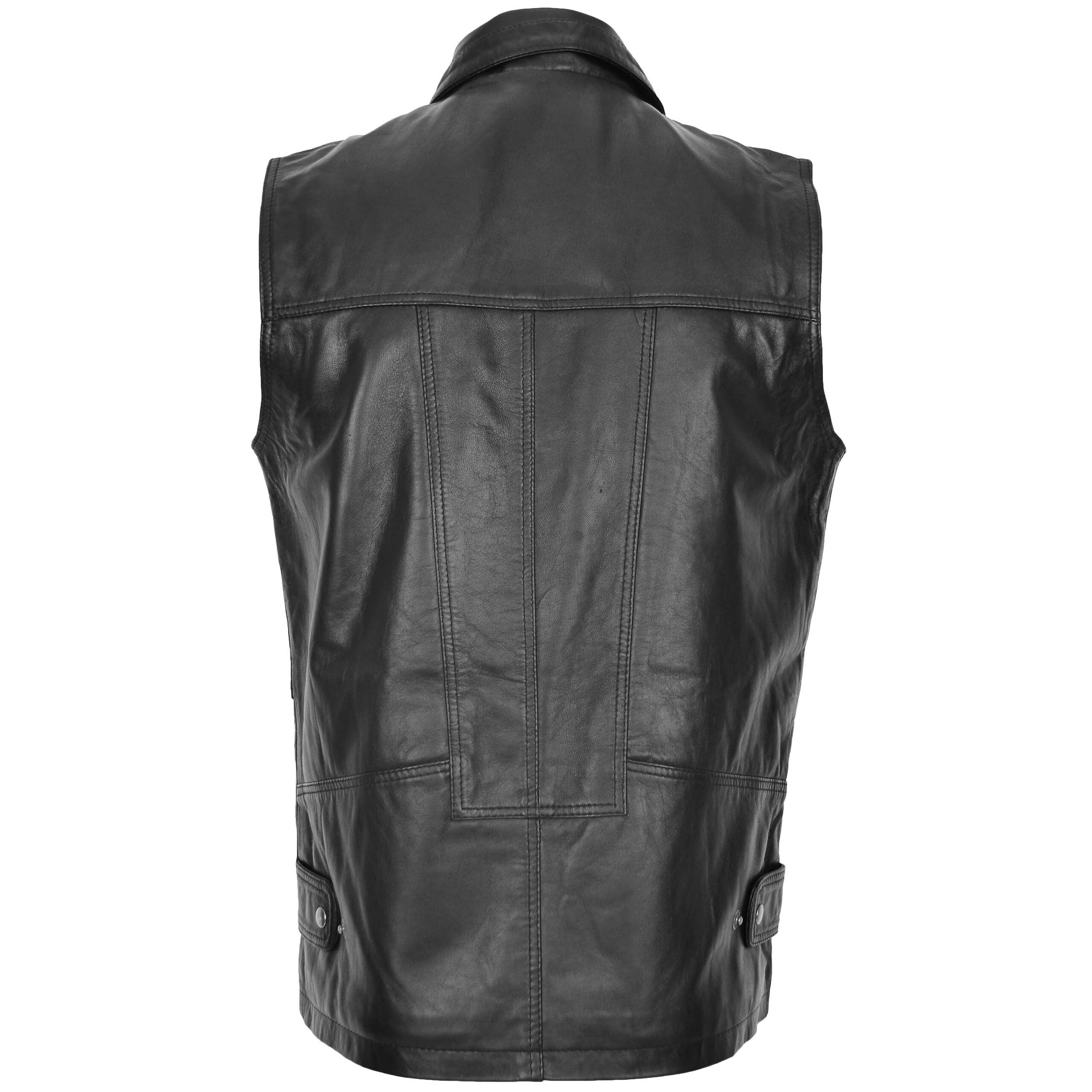 BUNERI Cuir Roger Noir Multi-Usage Homme – Image 2