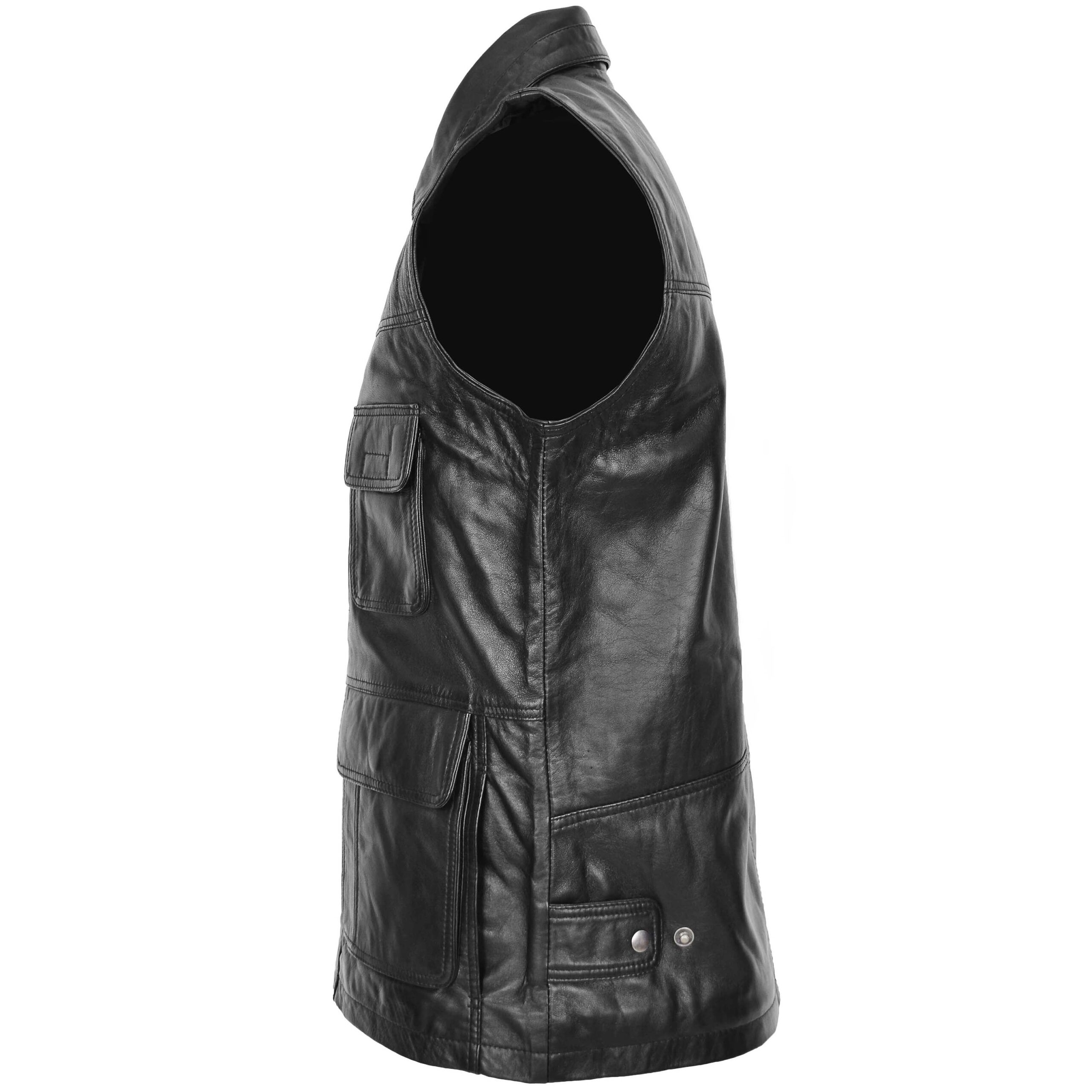 BUNERI Cuir Roger Noir Multi-Usage Homme – Image 5