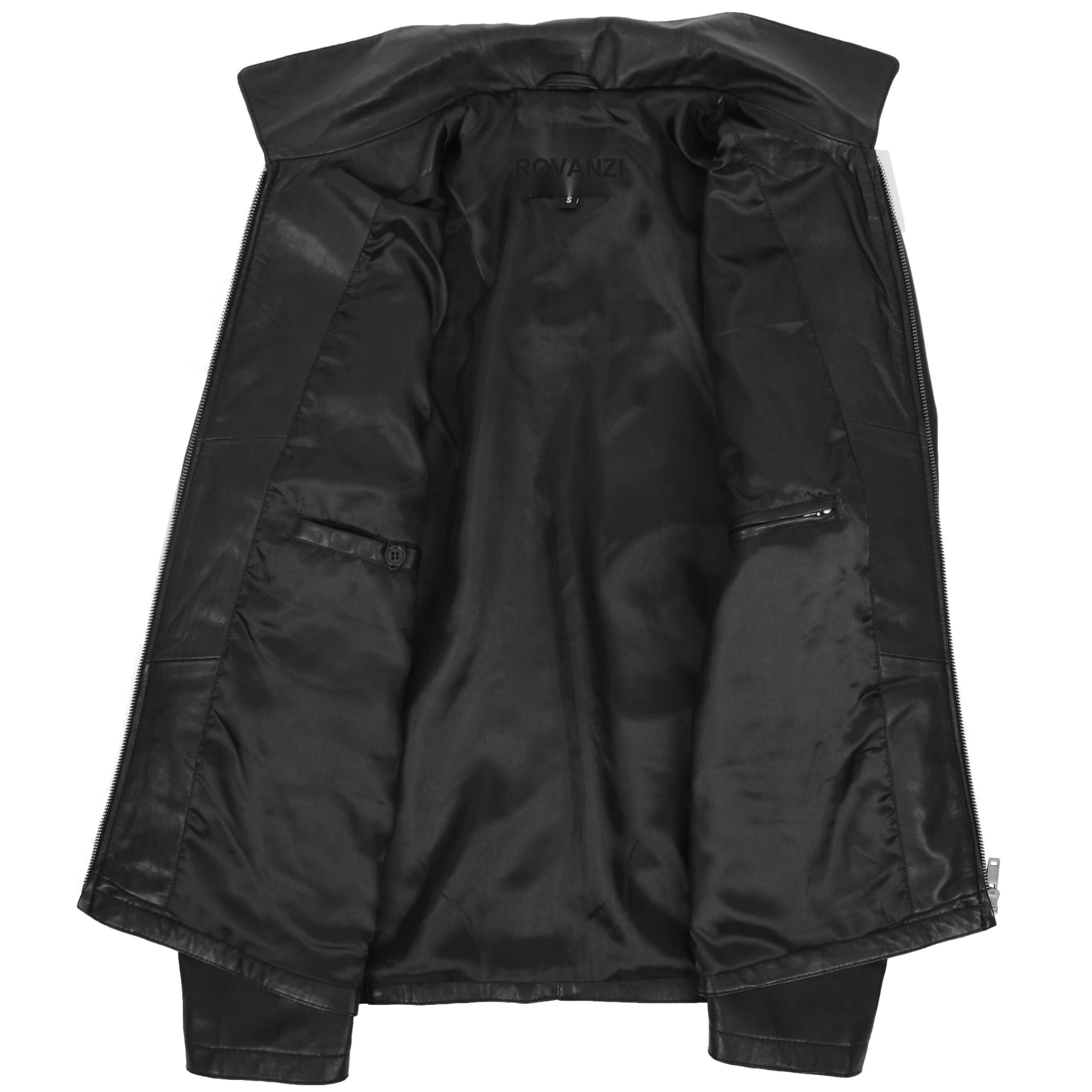 BUNERI Cuir James Noir Zip Box Harrington – Image 5