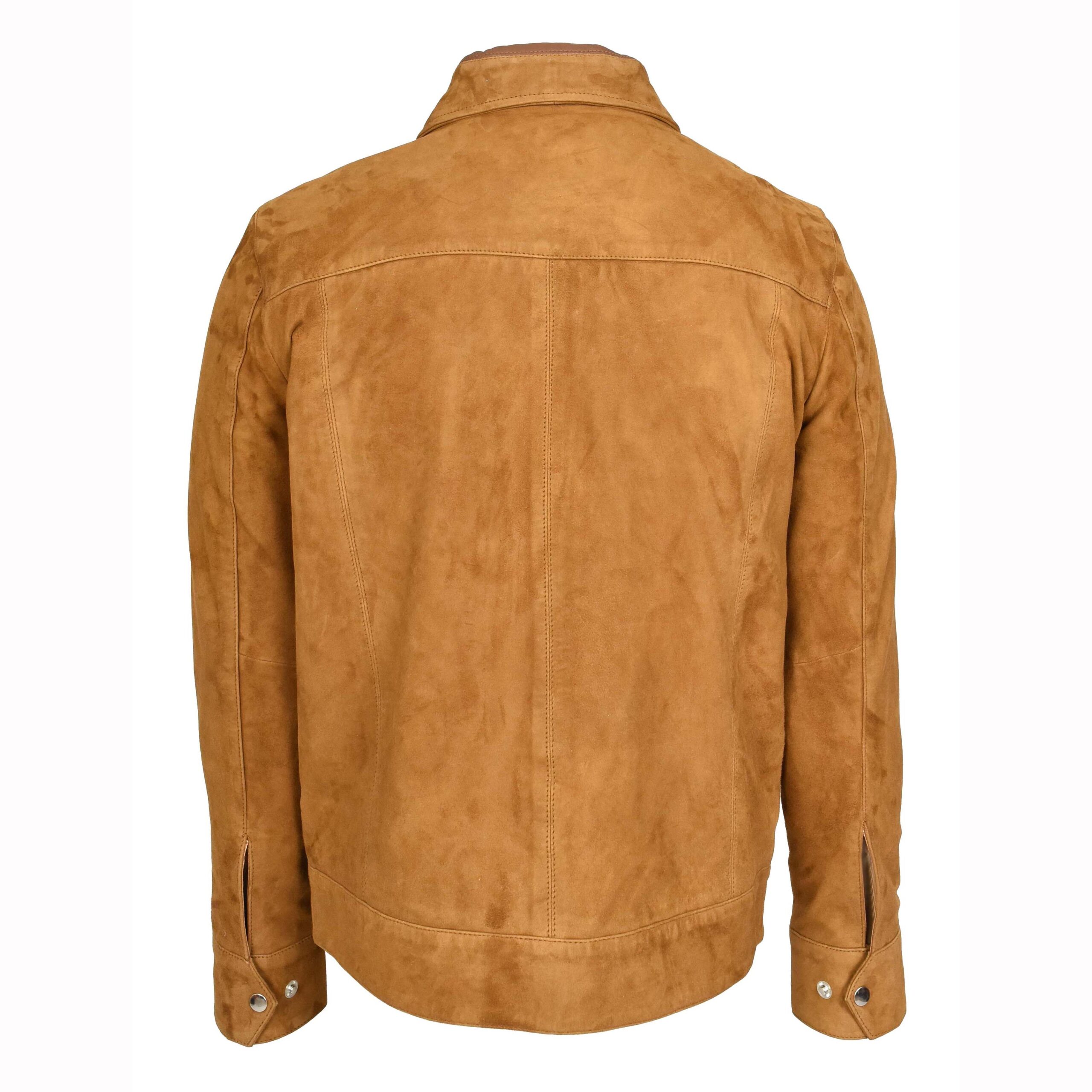 BUNERI Daim Chèvre Larry Cognac Classique Zip Box – Image 2
