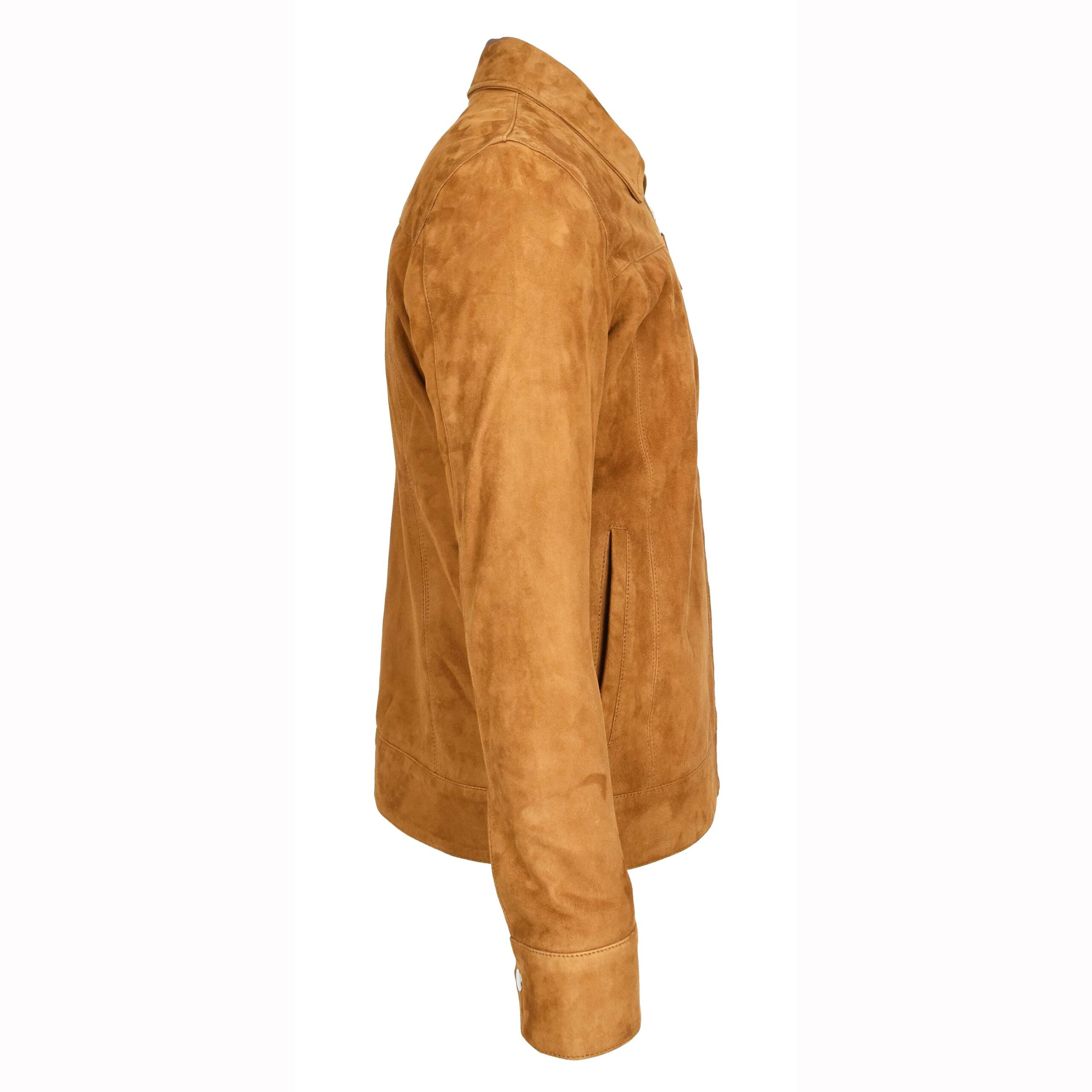 BUNERI Daim Chèvre Larry Cognac Classique Zip Box – Image 3