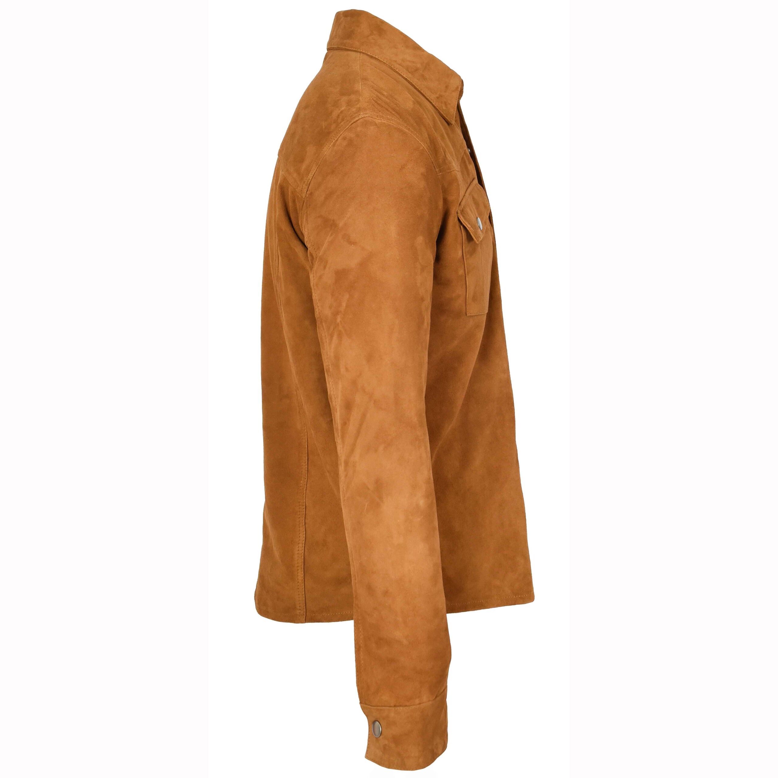 BUNERI Daim Chèvre Oliver Cognac Western Trucker – Image 3