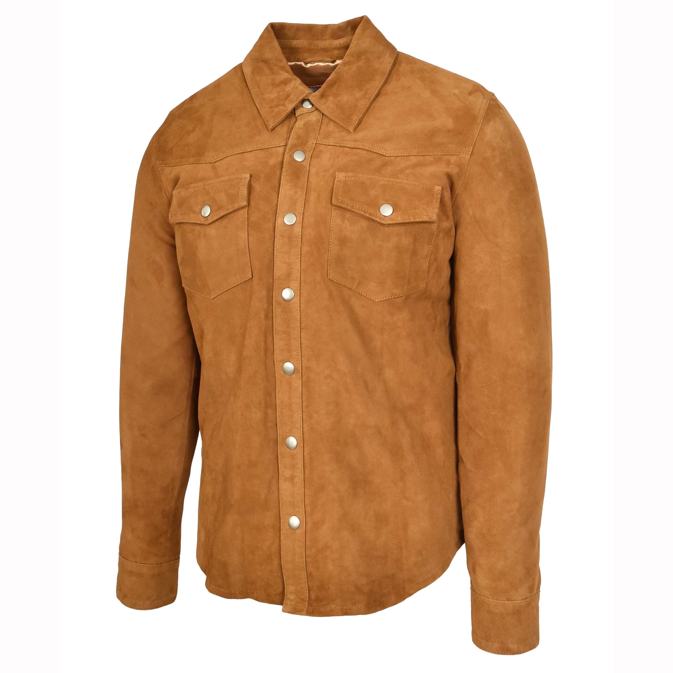 BUNERI Daim Chèvre Oliver Cognac Western Trucker – Image 5