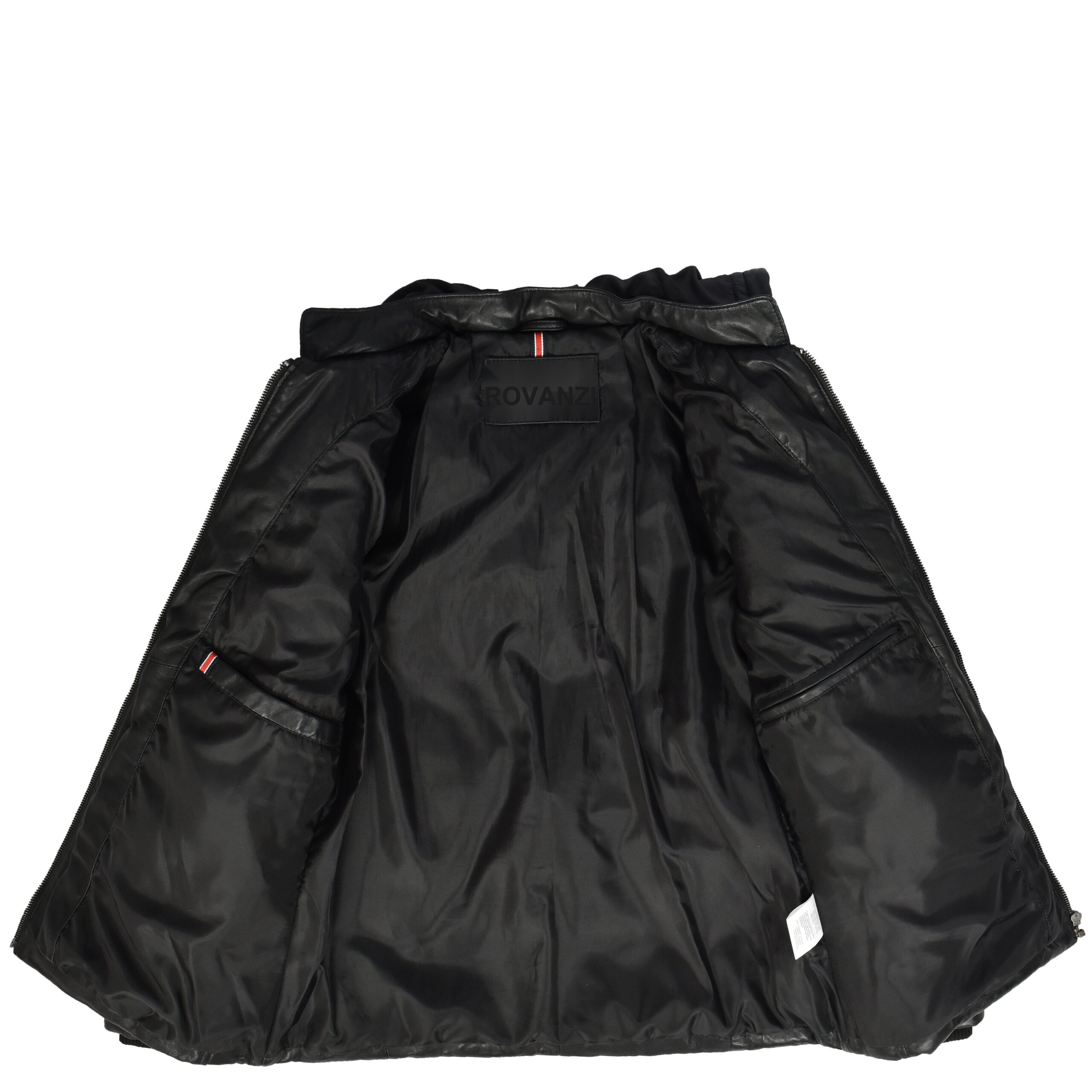 BUNERI Doudoune en Cuir pour Femme Noir avec Capuche Amovible – Image 6