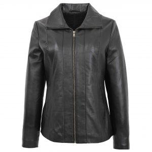 BUNERI Cuir Julia Noire Classique Zip