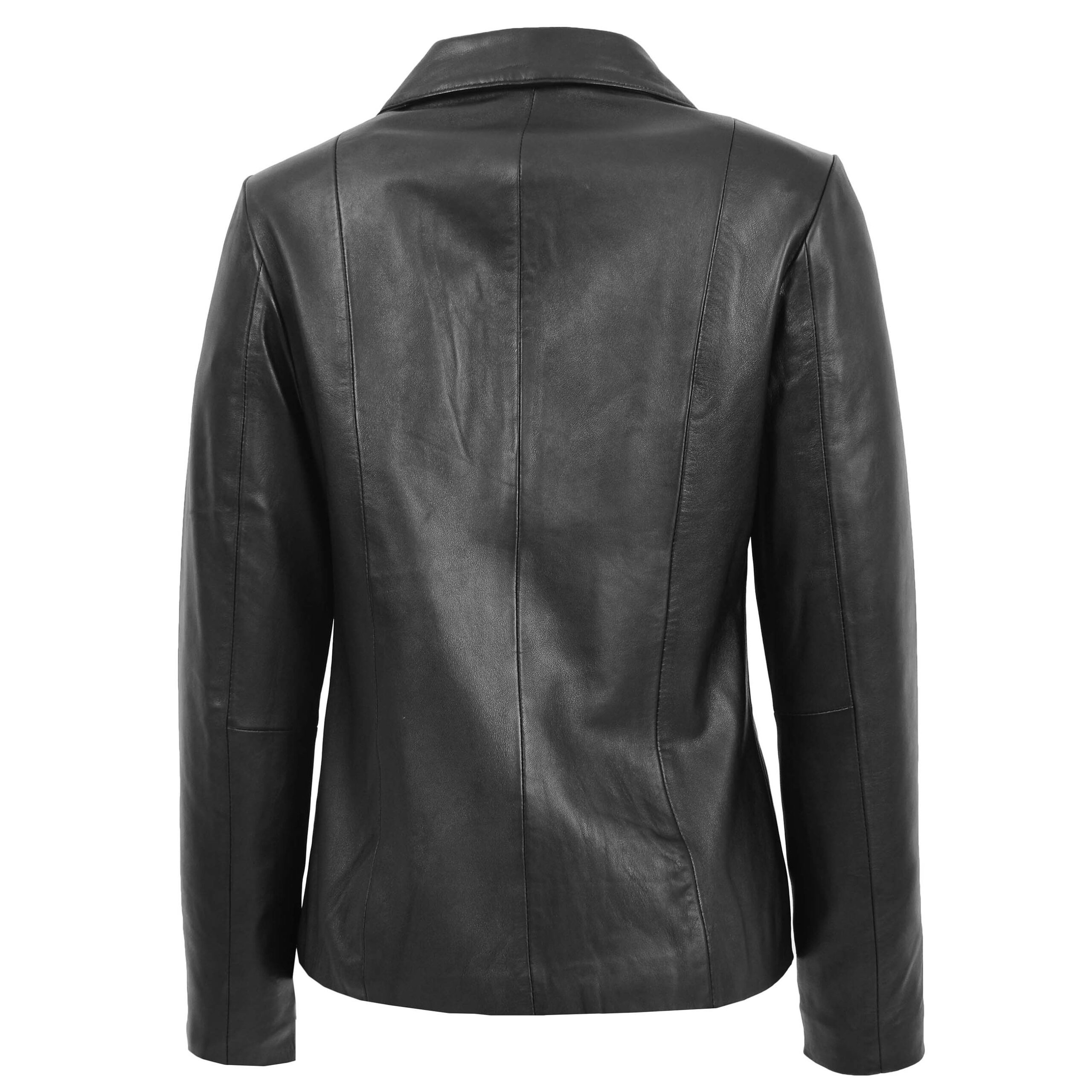 BUNERI Cuir Julia Noire Classique Zip – Image 2