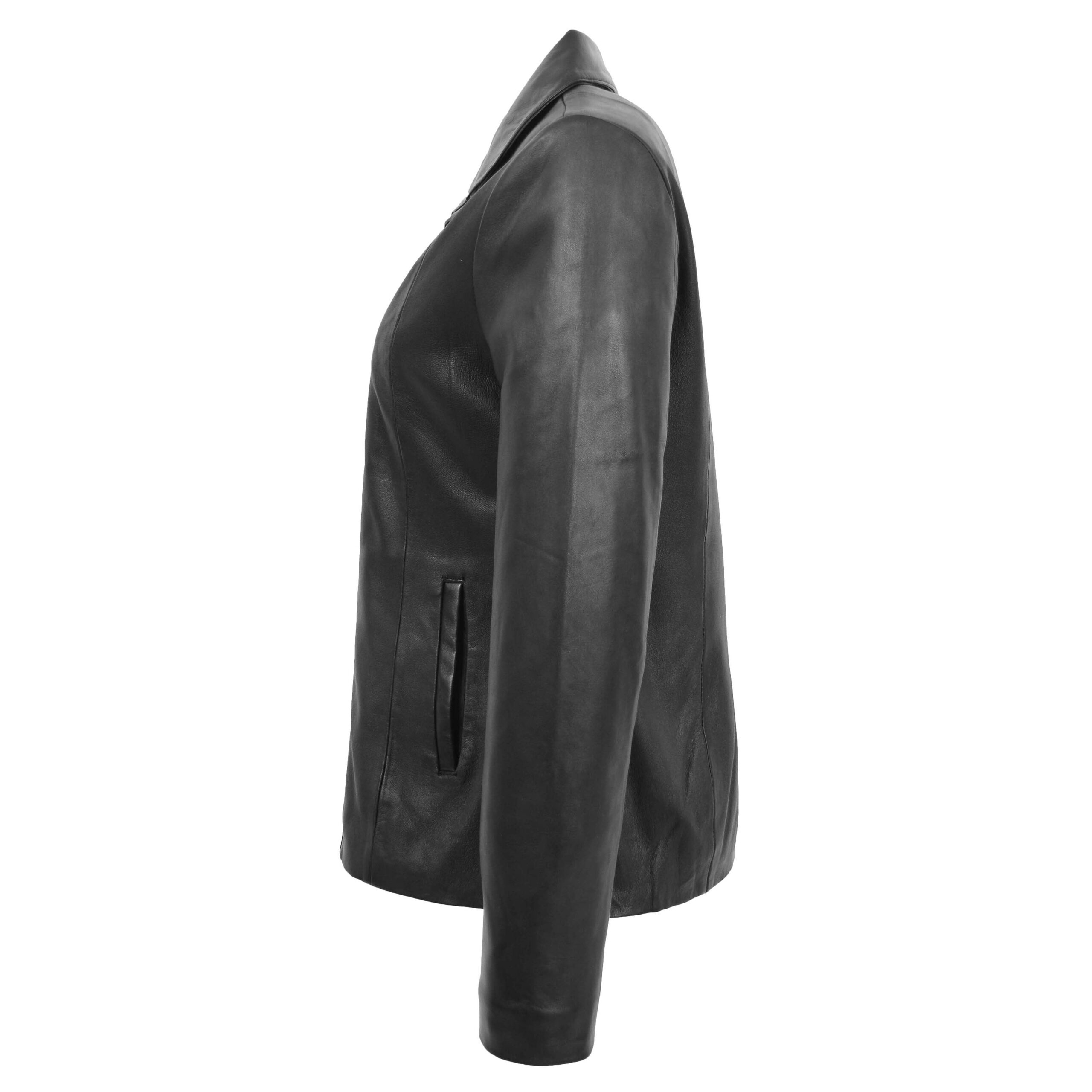 BUNERI Cuir Julia Noire Classique Zip – Image 6