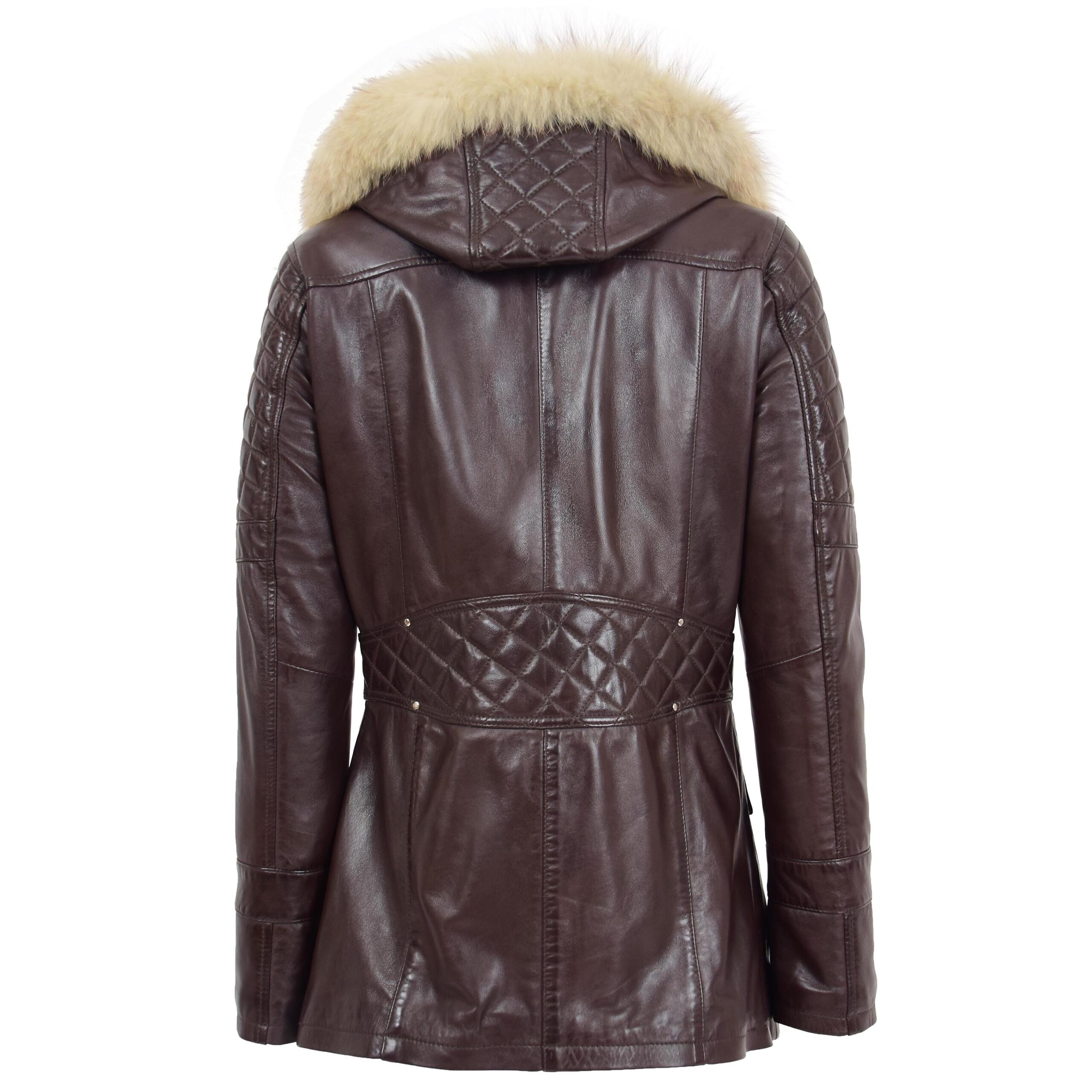 BUNERI Ariel Style Duffle Original en Cuir Marron – Image 2