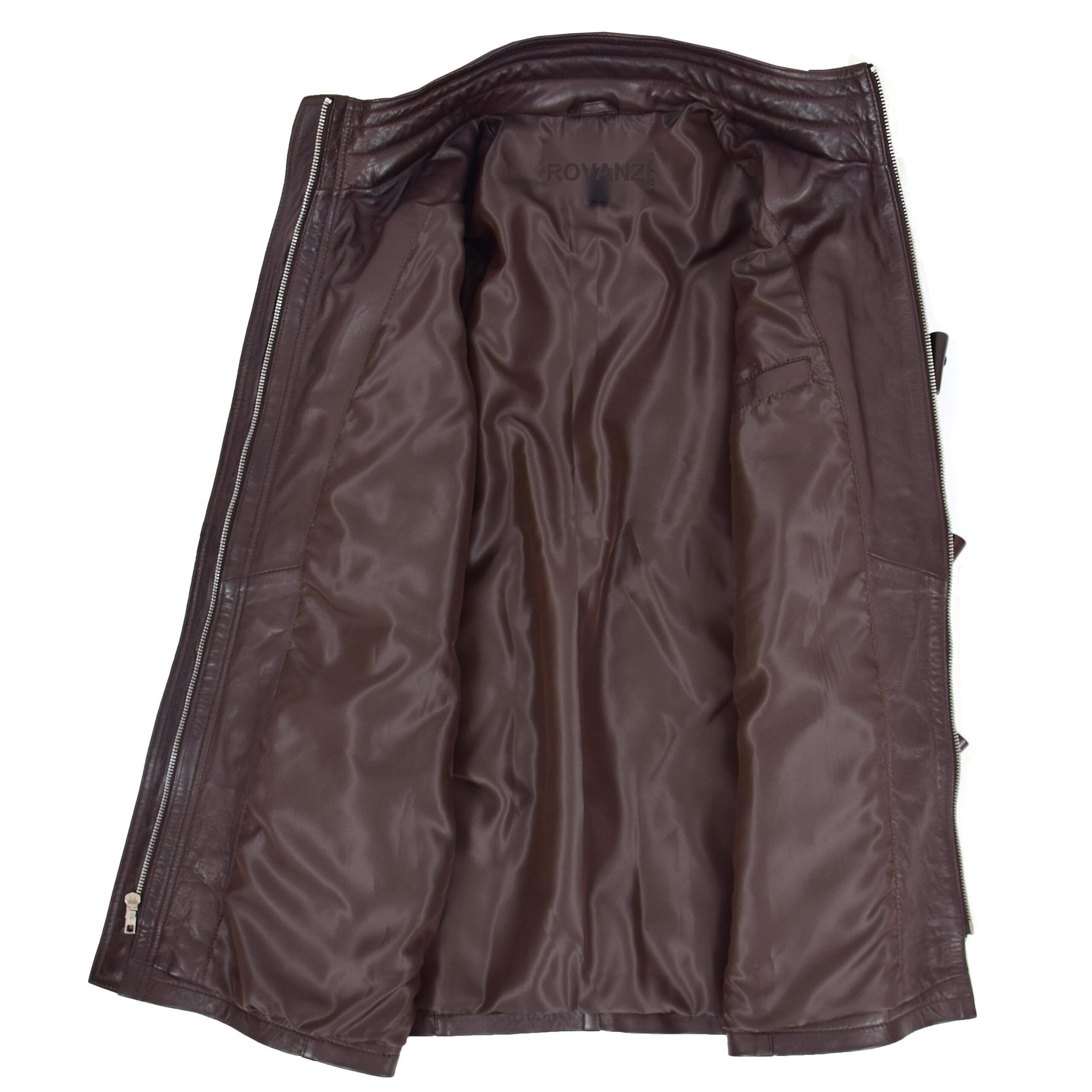 BUNERI Ariel Style Duffle Original en Cuir Marron – Image 6