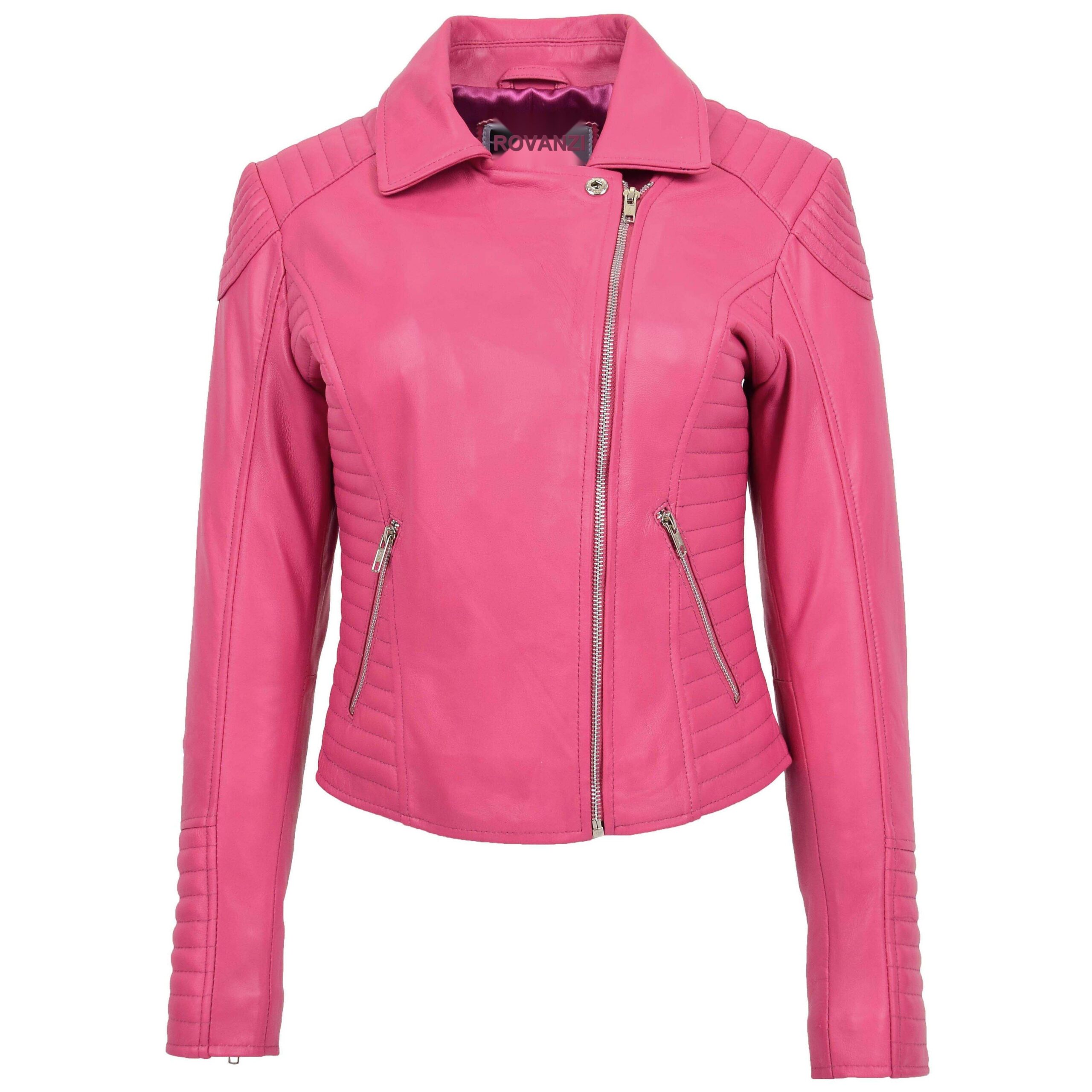 BUNERI Biker Cuir Souple Anna Rose Cross Zip – Image 4
