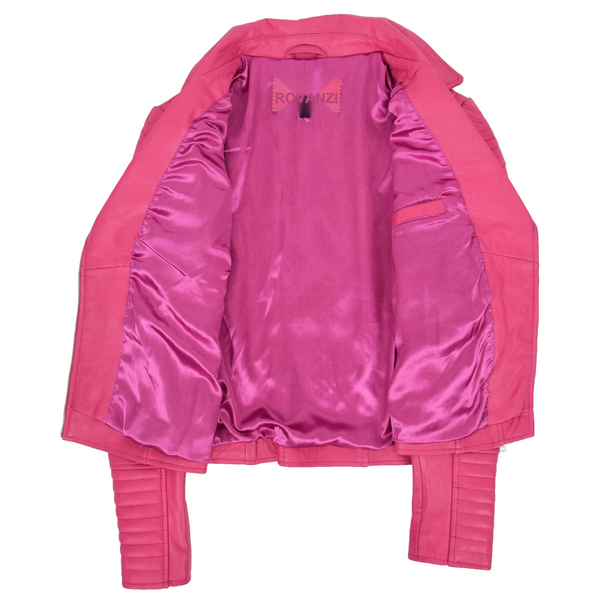 BUNERI Biker Cuir Souple Anna Rose Cross Zip – Image 6