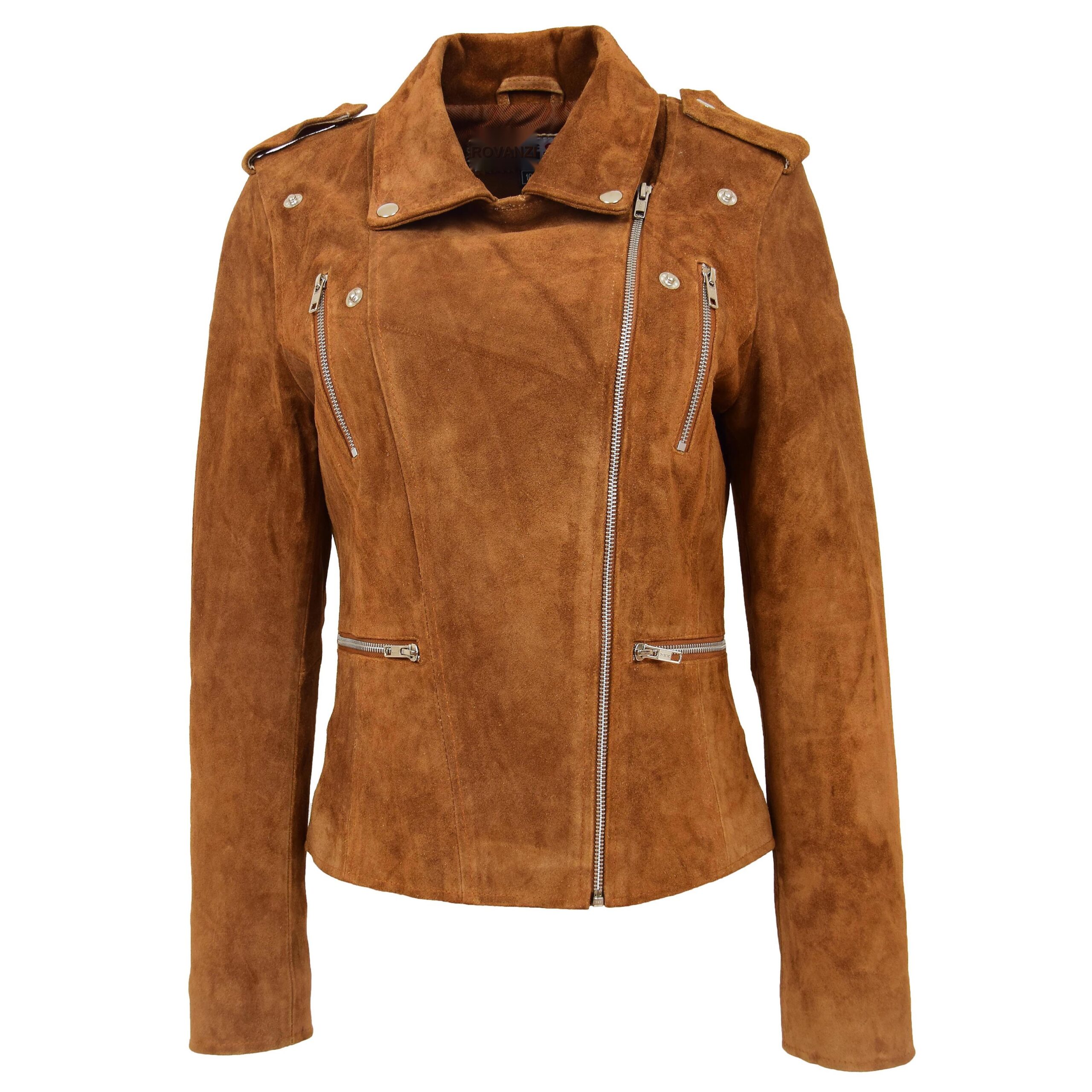 BUNERI Daim Skylar Tan Style Biker Zip – Image 5