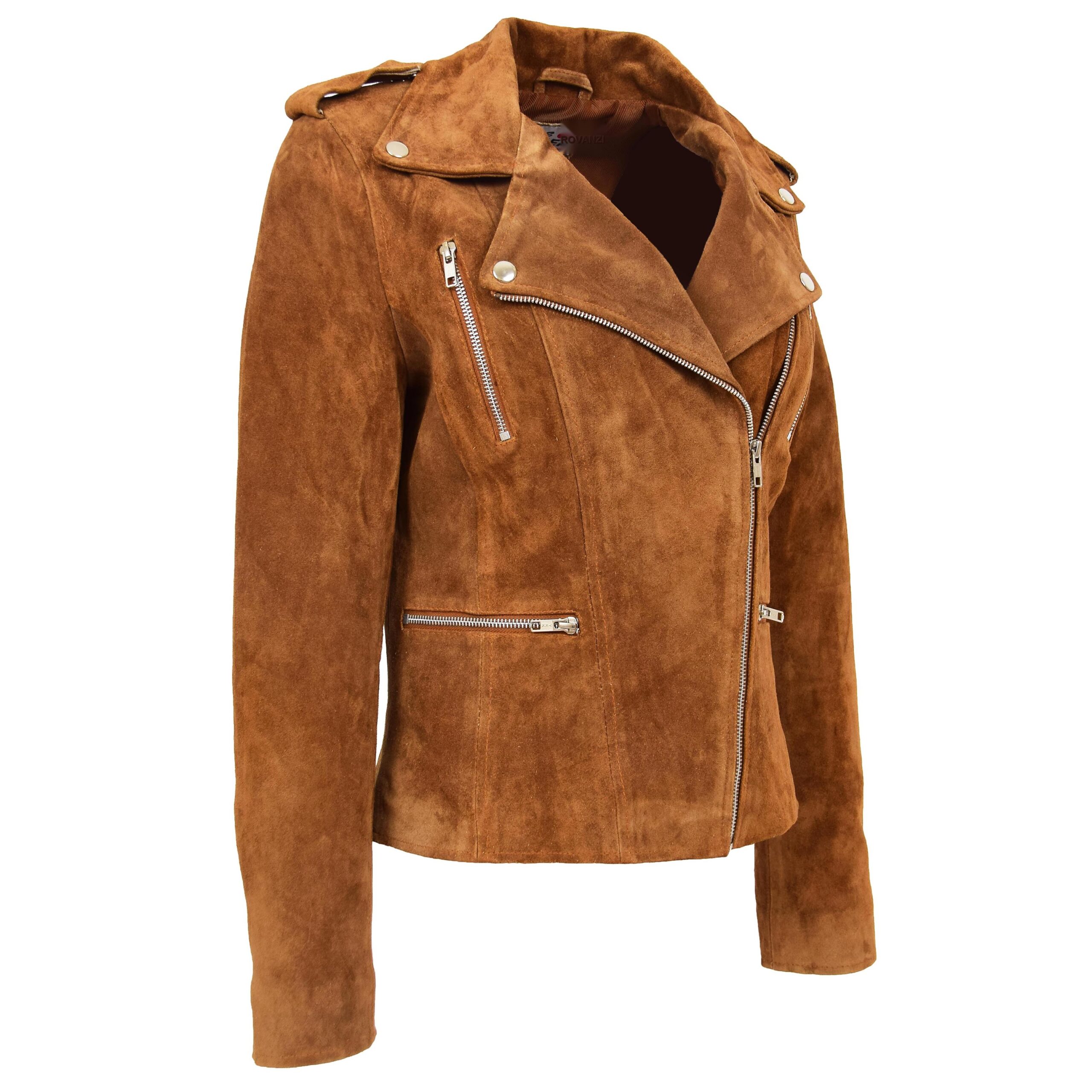 BUNERI Daim Skylar Tan Style Biker Zip – Image 4